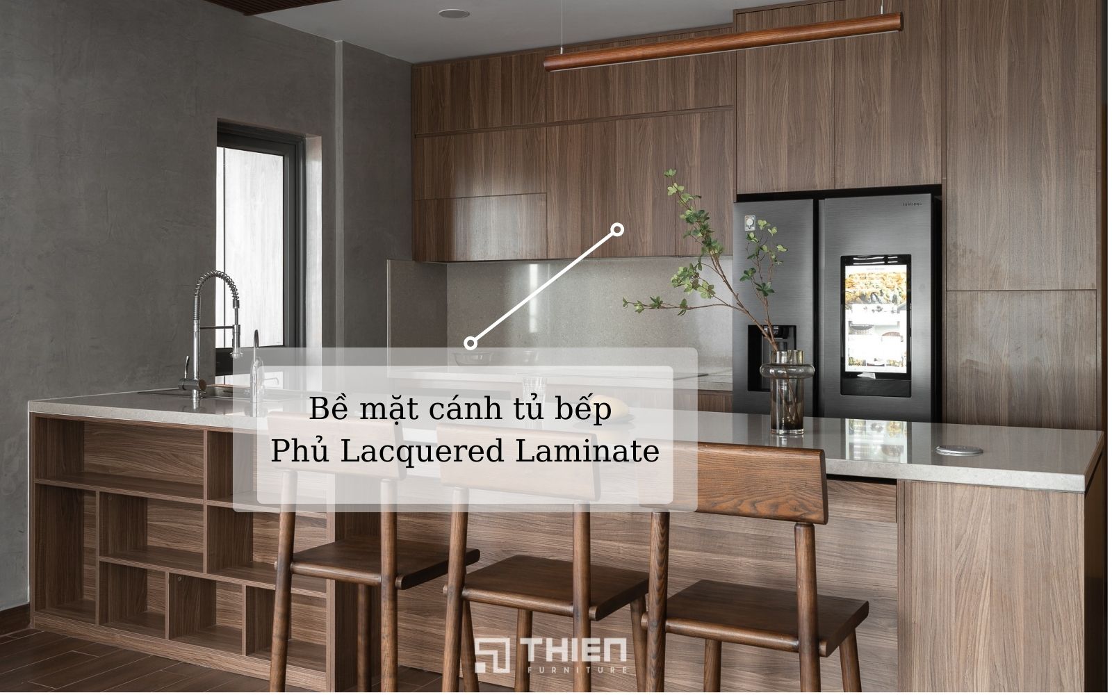 Tủ Bếp Japandi Chị Linh - Masteri