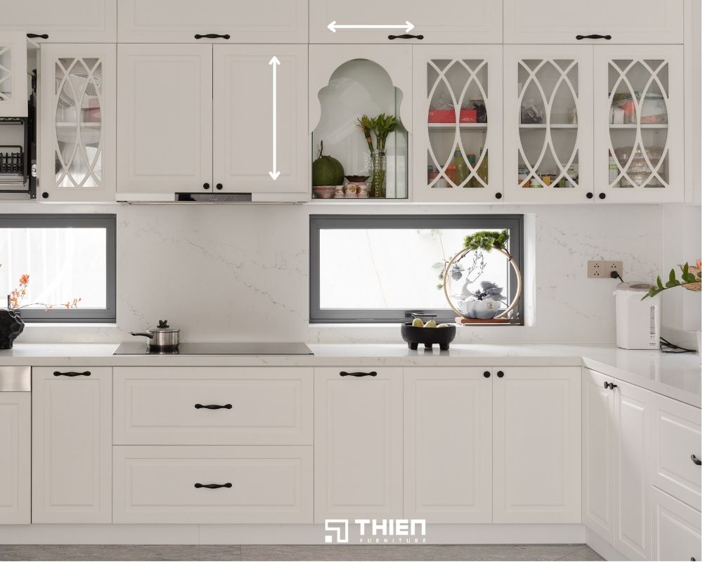 Kích thước bàn thờ ông táo trên tủ bếp