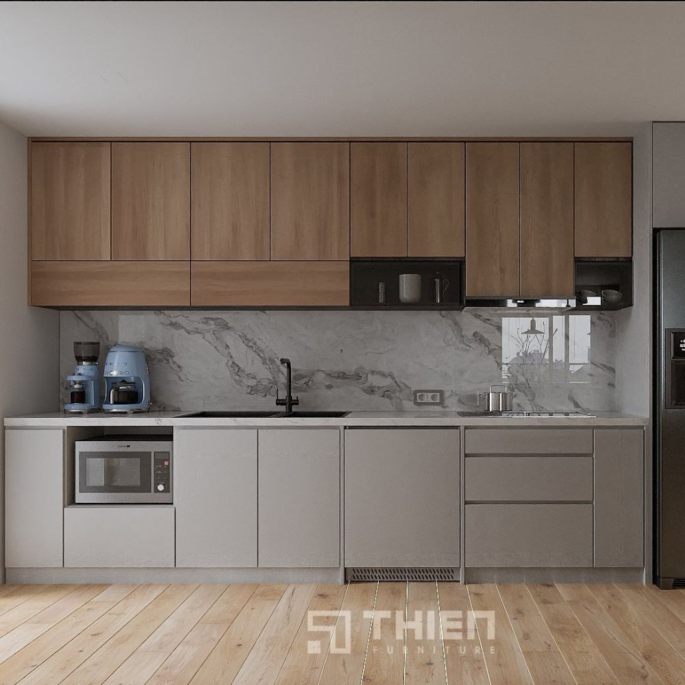 Xu hướng tủ bếp hiện đại 2025