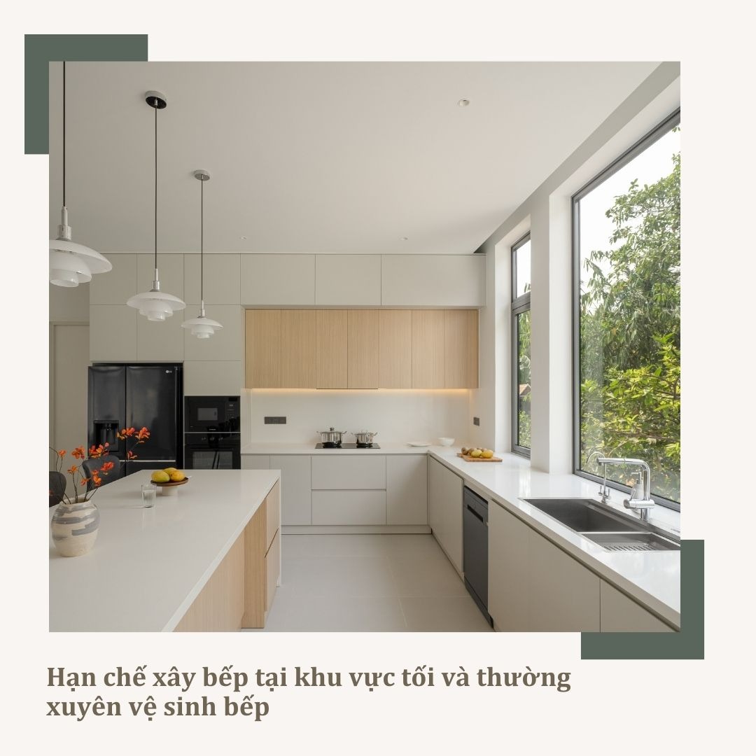 thường xuyên vệ sinh bếp