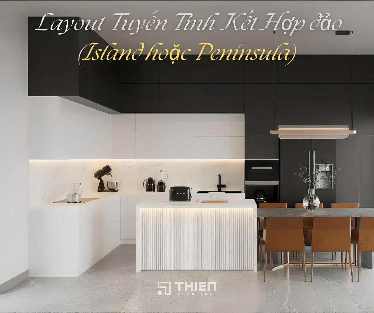 Layout Tuyến Tính Kết Hợp Đảo