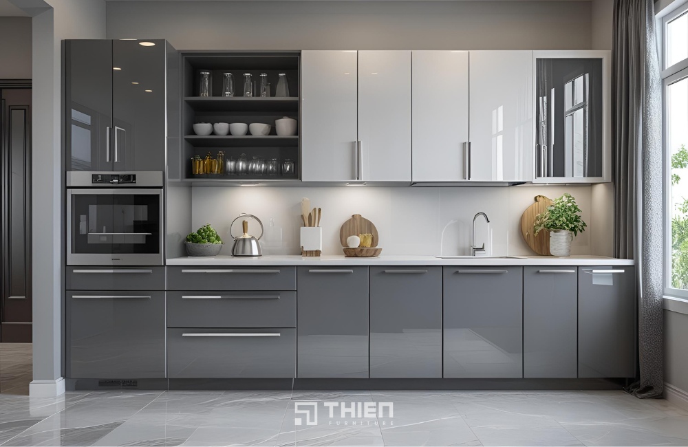  tủ bếp nhựa Picomat luôn sạch sẽ