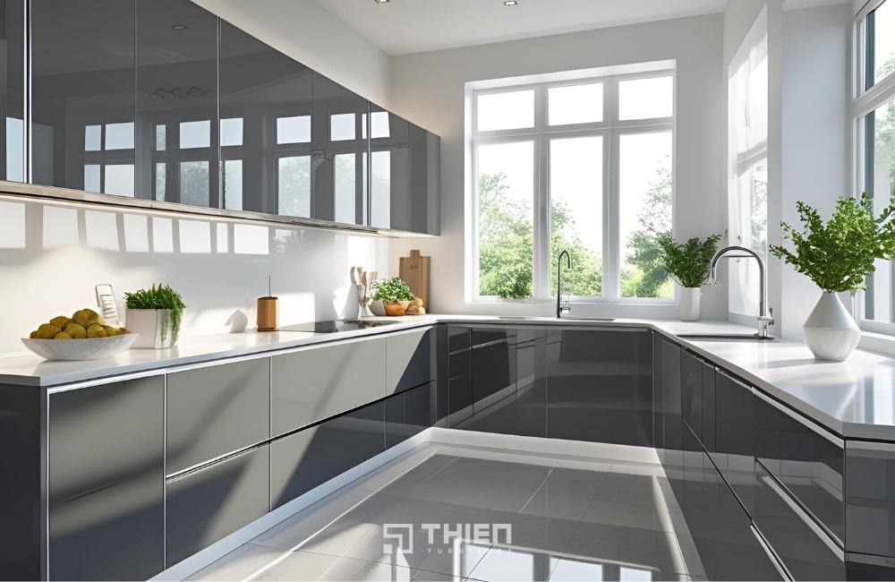 Kinh nghiệm chọn và thi công tủ bếp nhựa Picomat