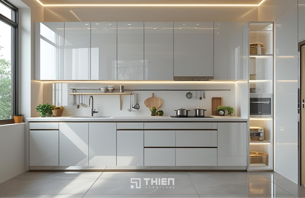  tủ bếp nhựa Picomat luôn sạch sẽ