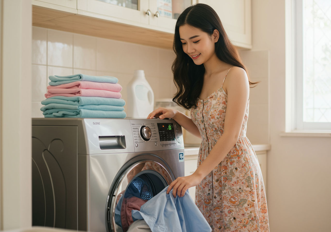 Lưu ý quan trọng khi vệ sinh máy giặt cửa trước