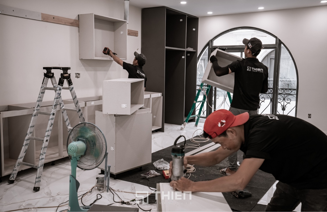 Tư vấn chi phí thi công bếp trọn gói tại Tủ Bếp Thiên