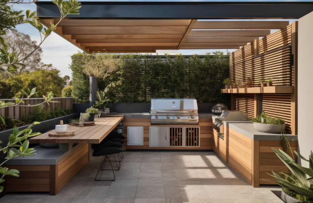 Bếp Ngoài Trời Cho Không Gian Trung Bình (10-20m²)