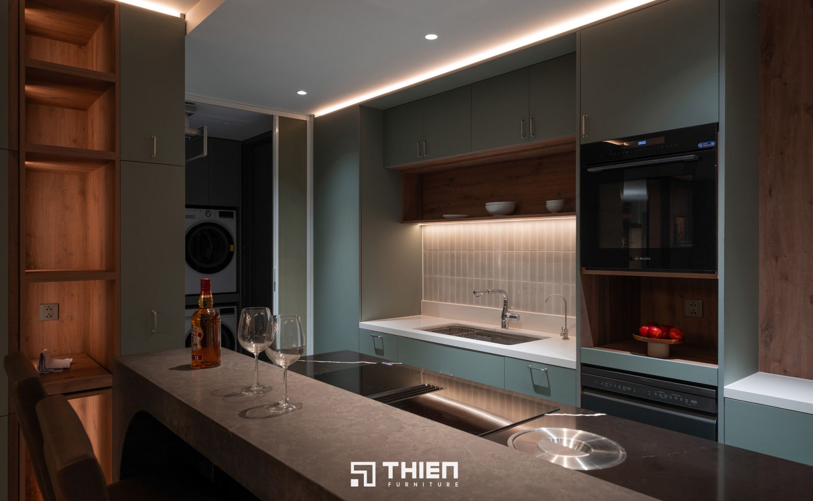 Tủ Bếp Chữ I – Tối Giản Và Gọn Gàng