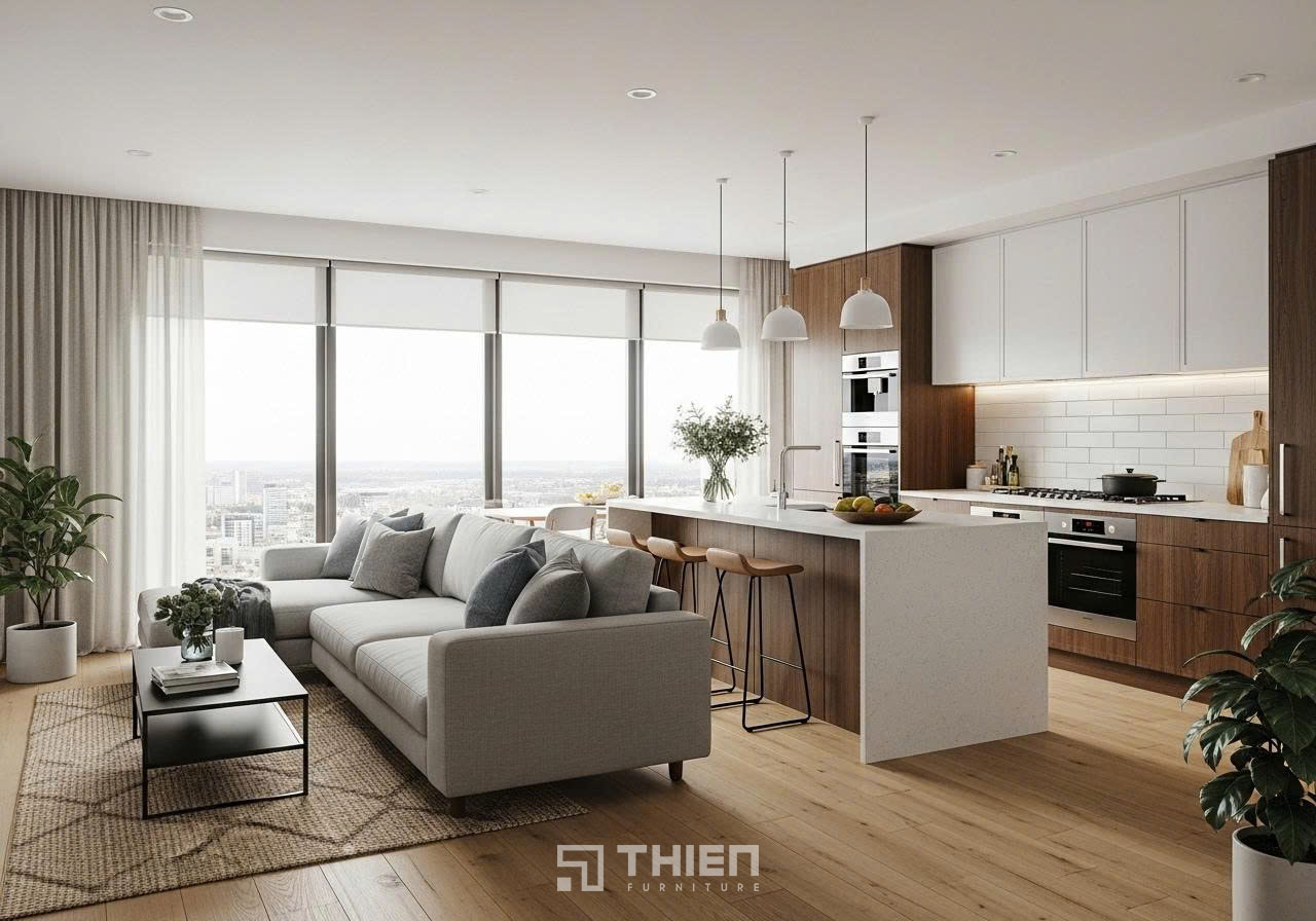 nhà 50m2 tối ưu không gian