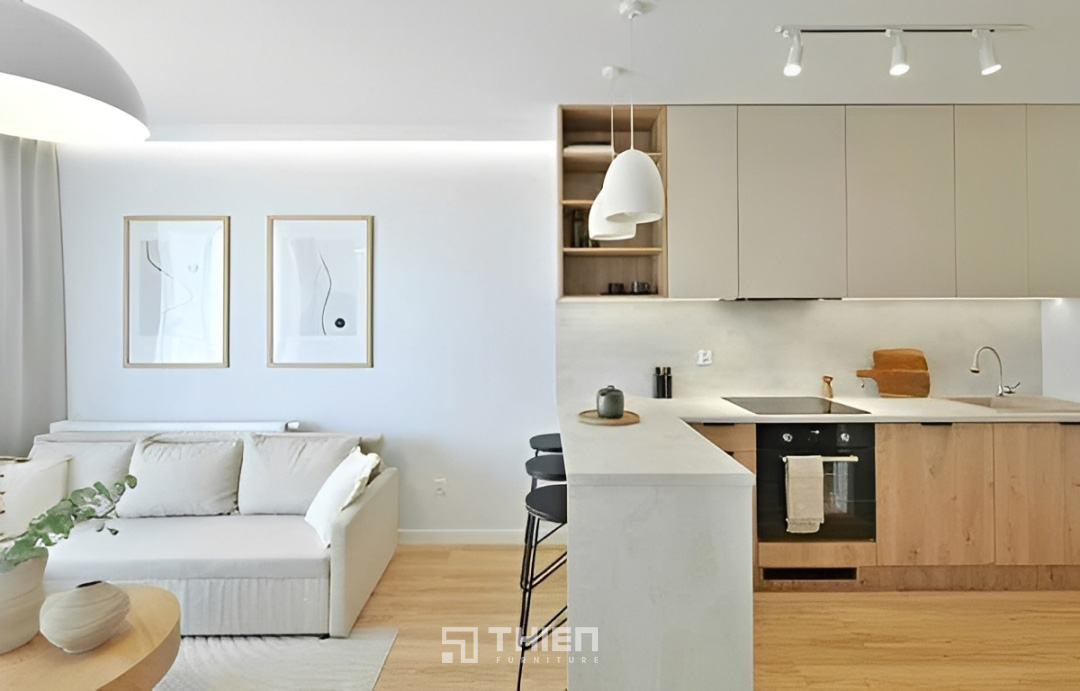 ý tưởng quầy bar căn hộ chung cư