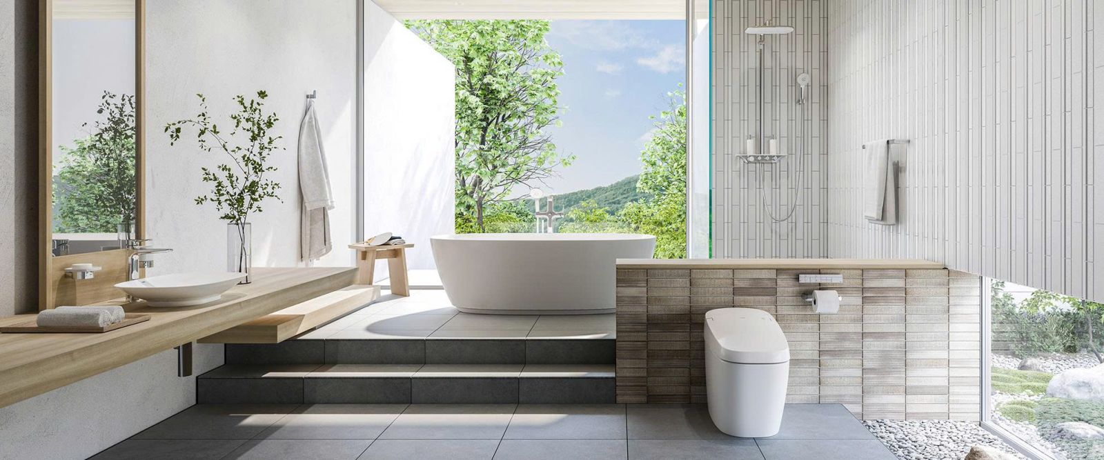 Thiết bị vệ sinh sang trọng cho biệt thự