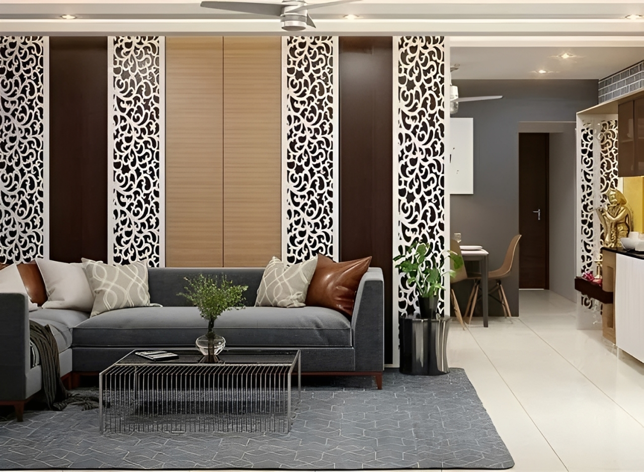  chọn vách ngăn phòng khách và bếp đơn giản