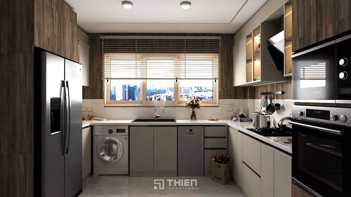 Bếp Âu và Bếp Á trong thiết kế tủ bếp