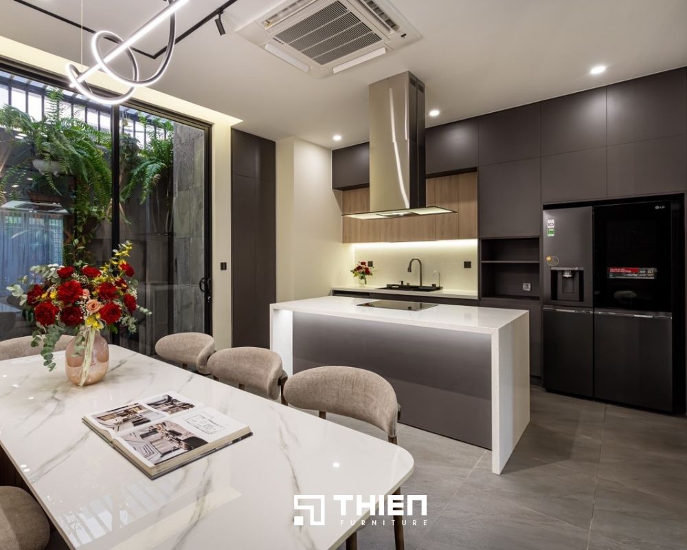 đơn vị thiết kế thi công tủ bếp hiện đại