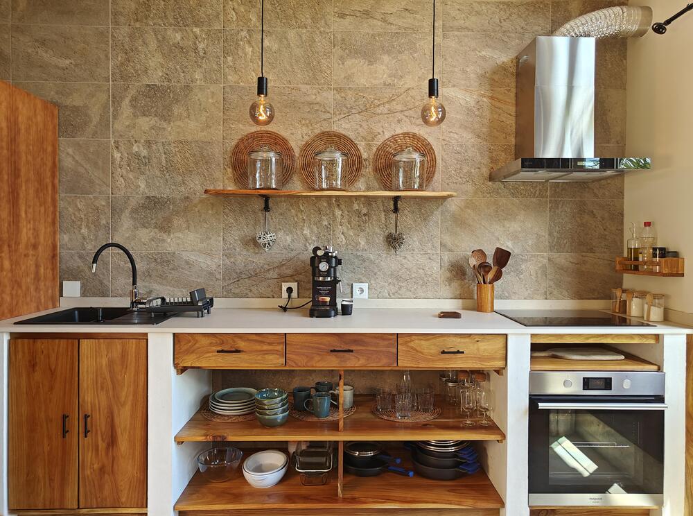 Phong cách Rustic trong thiết kế bếp