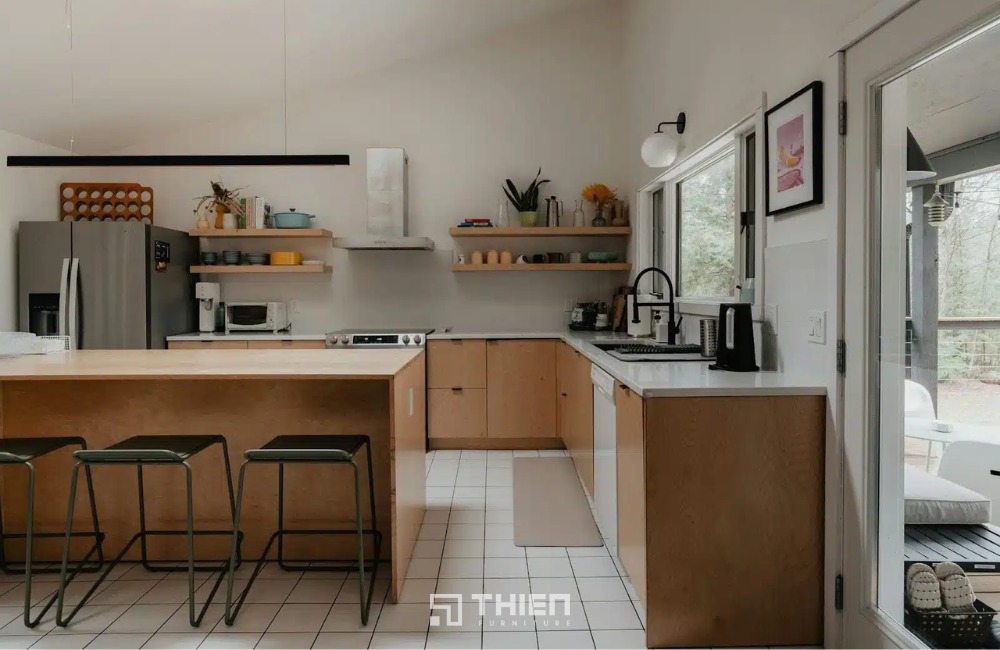 Tại sao tủ bếp không có tủ trên lại trở thành xu hướng