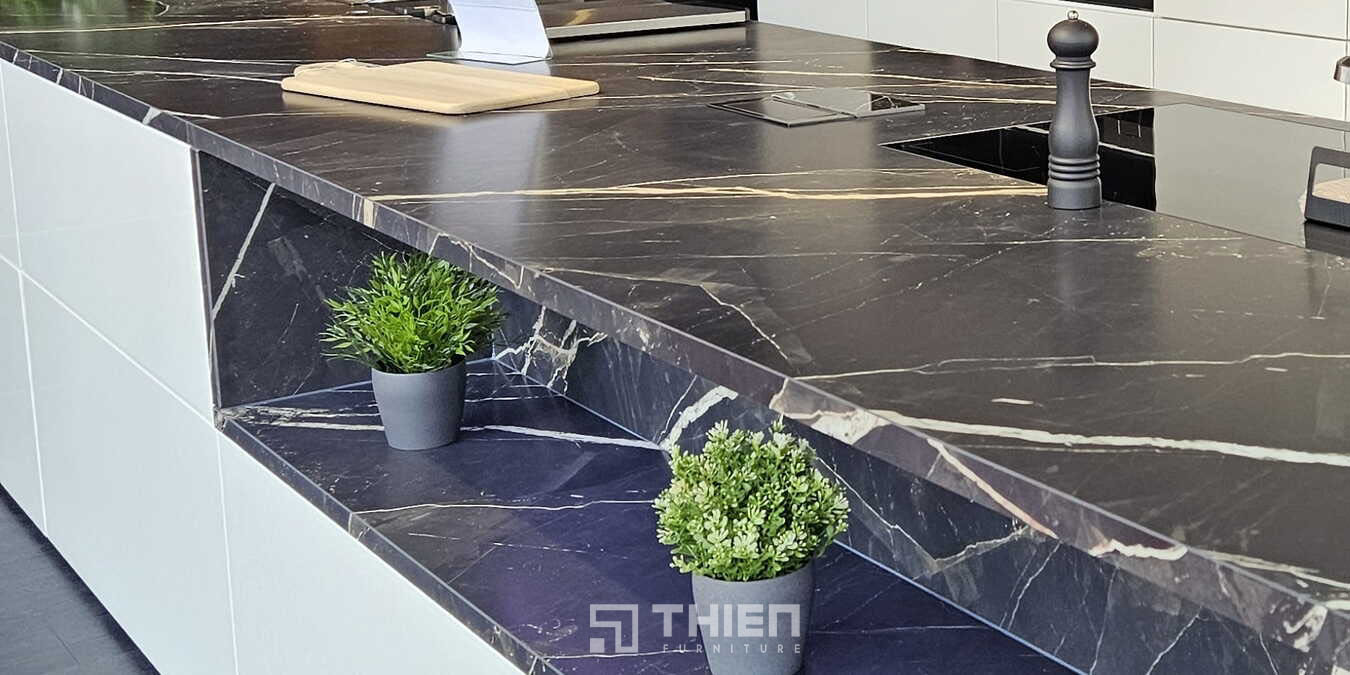 Sức hút của đá marble trong thiết kế bếp 