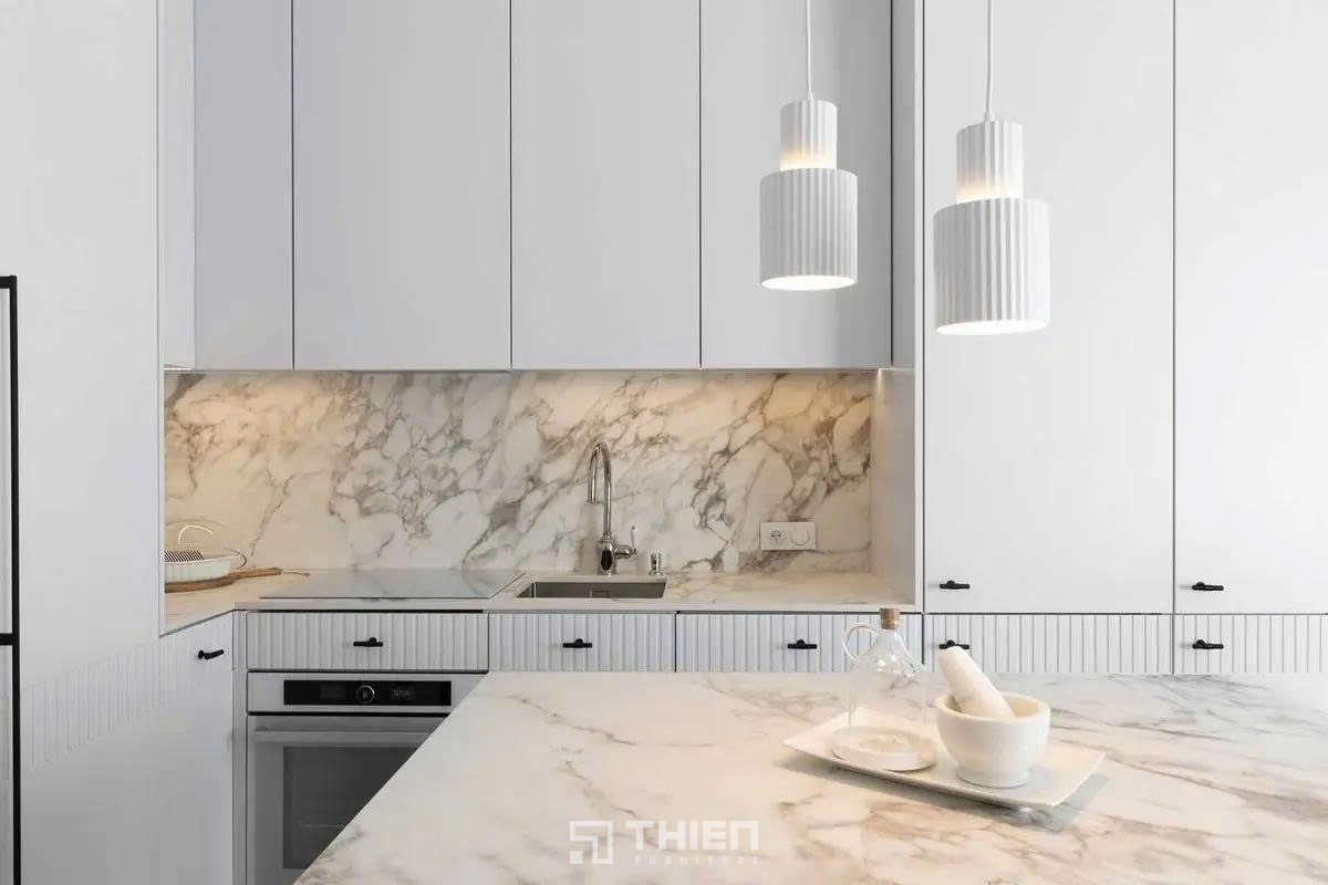 Những điều cần biết trước khi chọn đá Marble ốp bếp