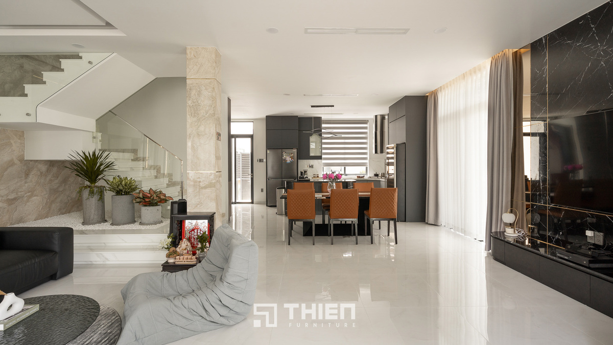 Bố trí bếp không gian mở