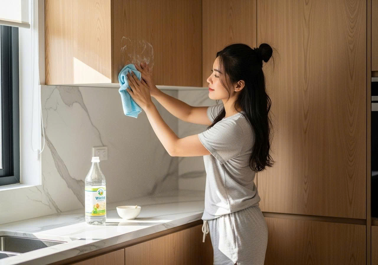 Cách làm hết mùi sơn trong tủ gỗ