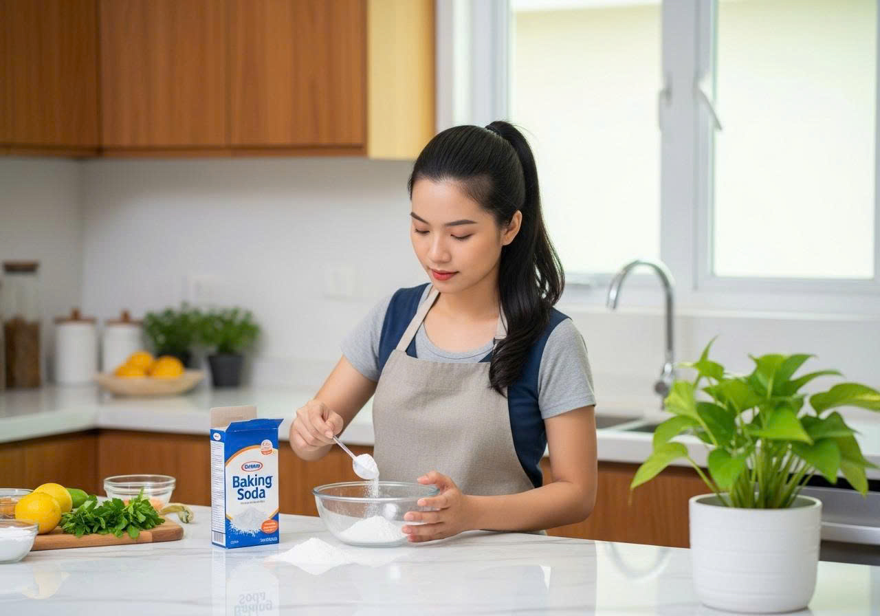 Mẹo khử mùi sơn tủ bếp mới
