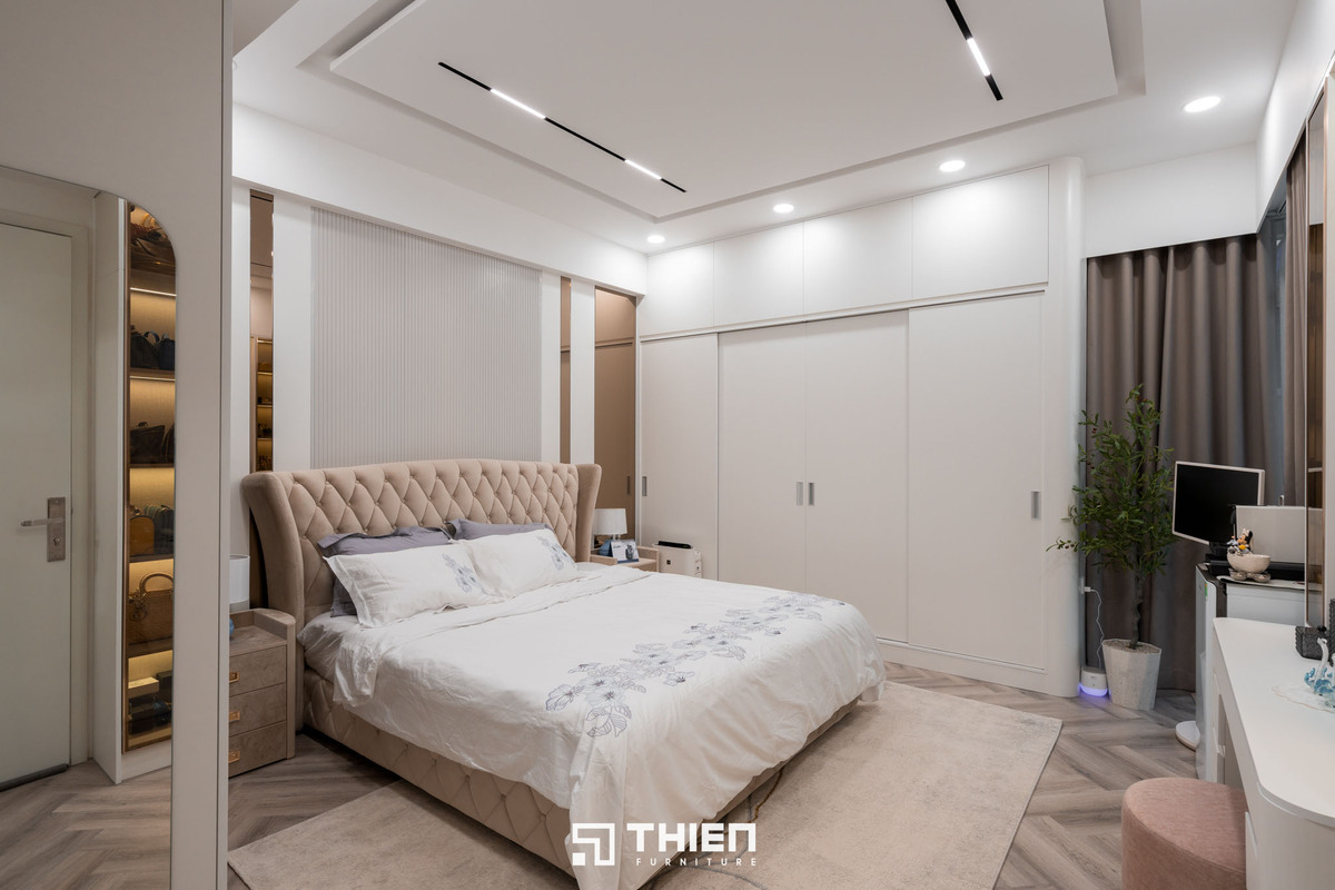 phòng ngủ biệt thự cao cấp