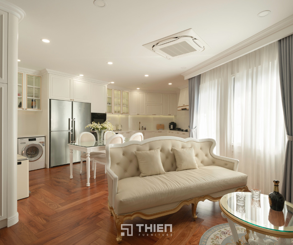 phòng khách và bếp chung có hợp phong thủy không