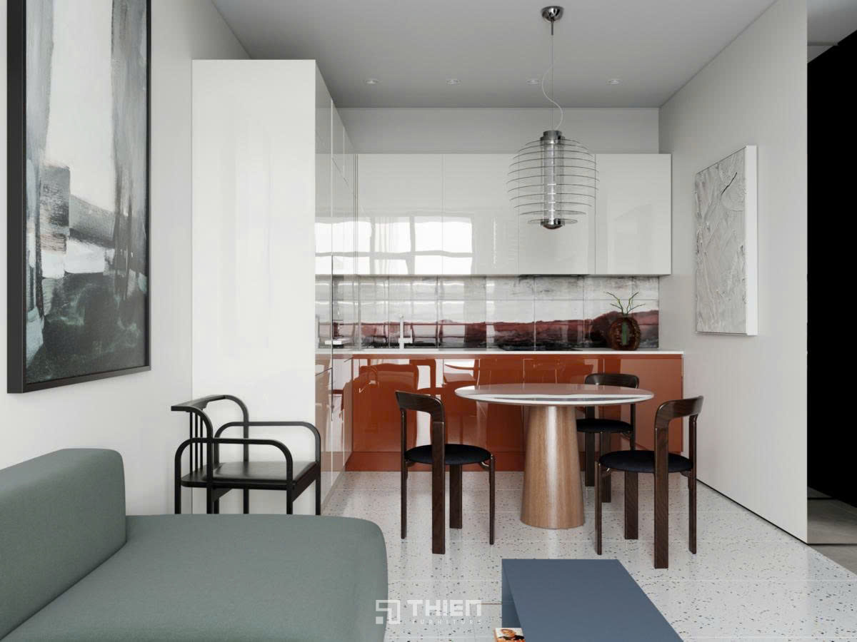 tủ bếp gỗ công nghiệp MDF chống ẩm