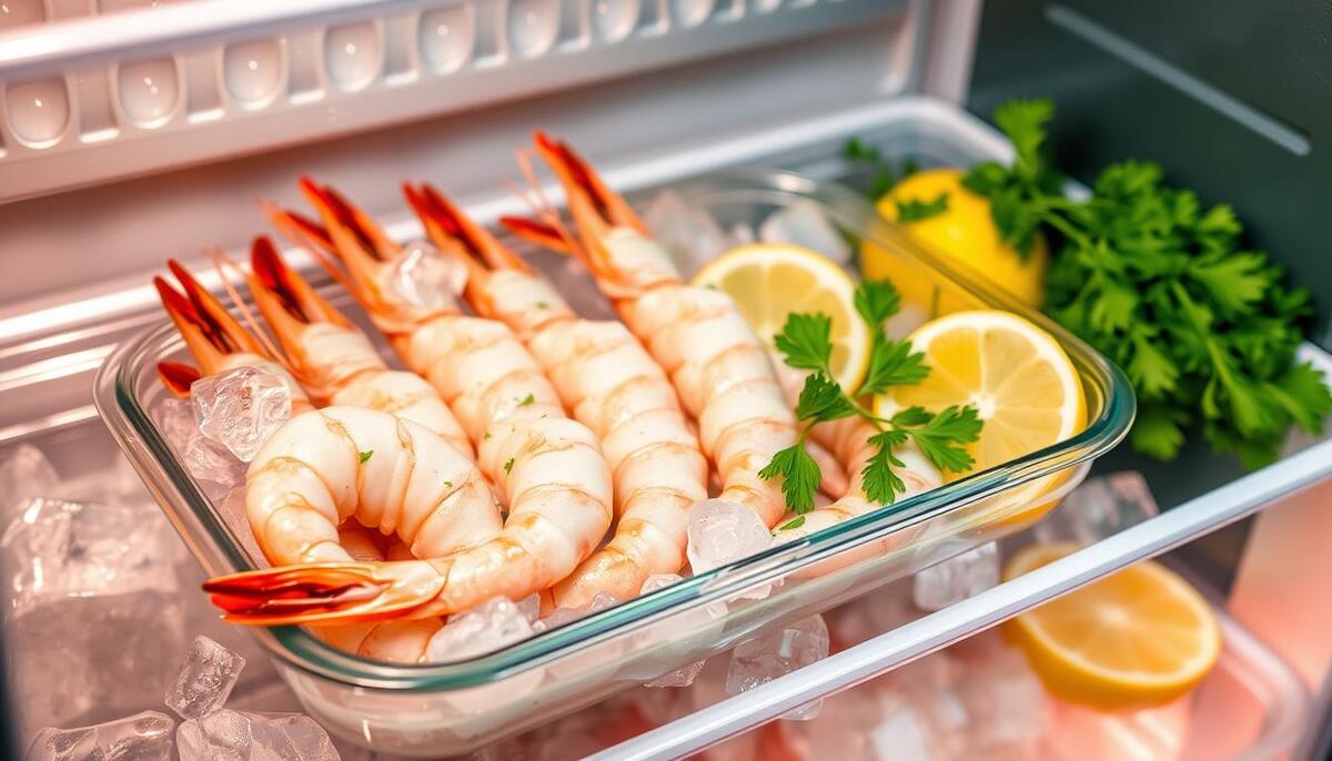 cách bảo quản tôm sống trong tủ lạnh