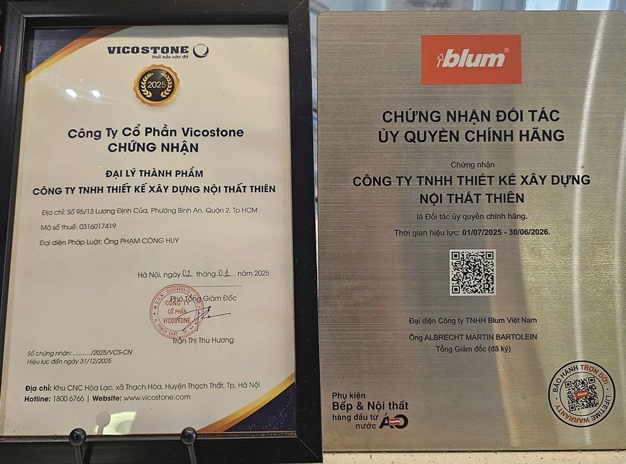 chứng nhận đối tác Blum