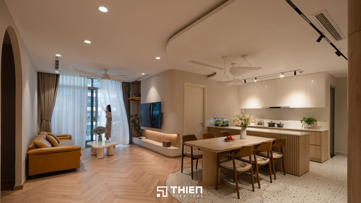 Thi công tủ bếp cho chung cư