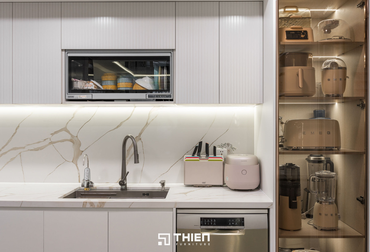 Tủ bếp dưới cho căn hộ chung cư