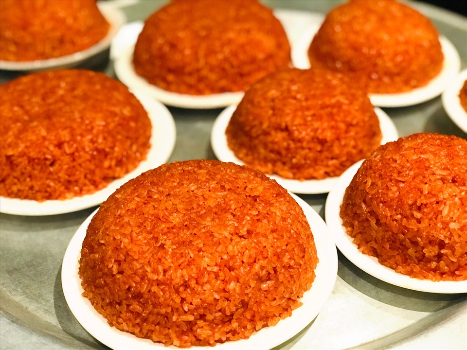 Xôi Gấc Đỏ Tươi May Mắn