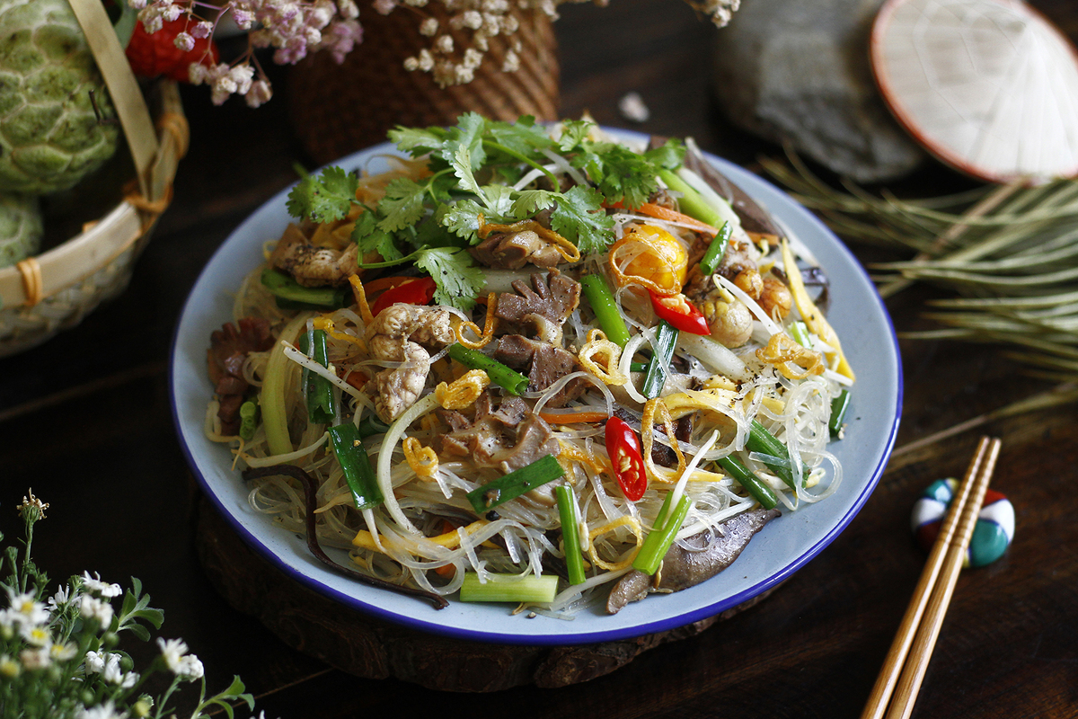 Miến Xào Lòng Gà