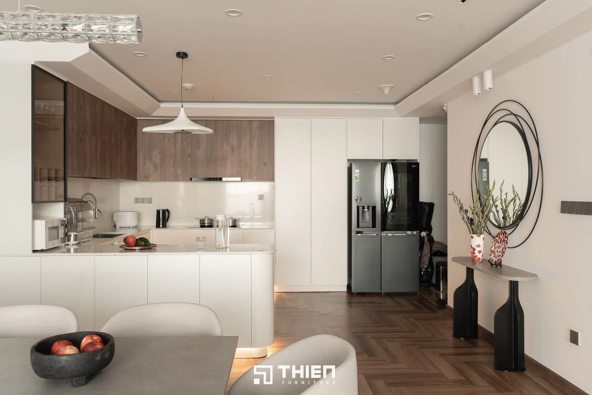 Tủ bếp gỗ công nghiệp An Cường