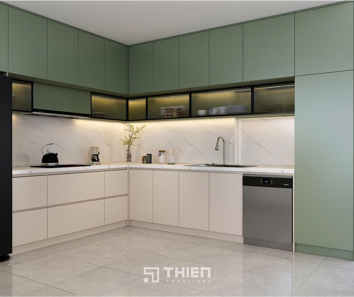 Phối cảnh 3D tủ bếp