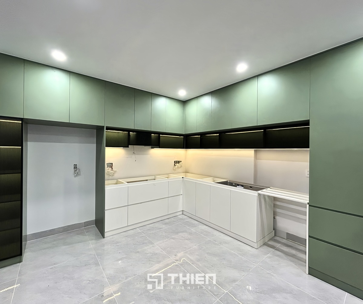 Mẫu phối cảnh 3D tủ bếp