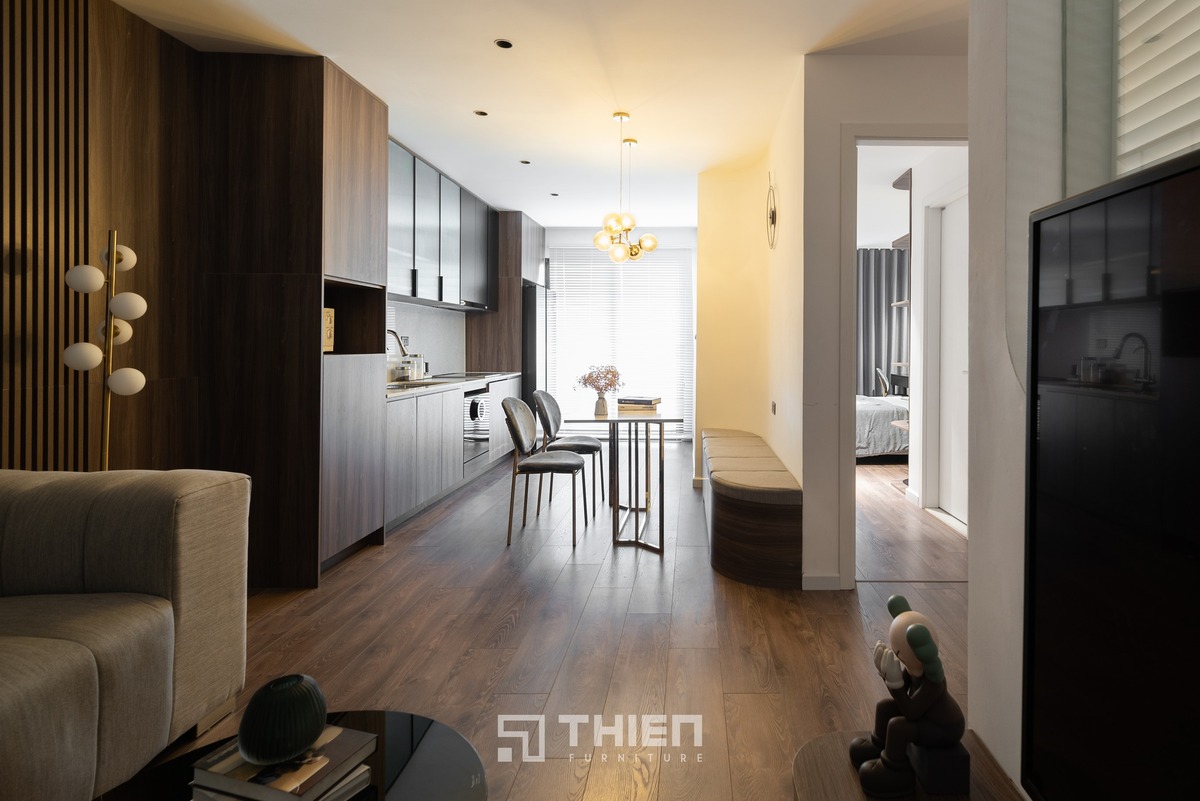 Thiết kế bếp căn hộ cao cấp