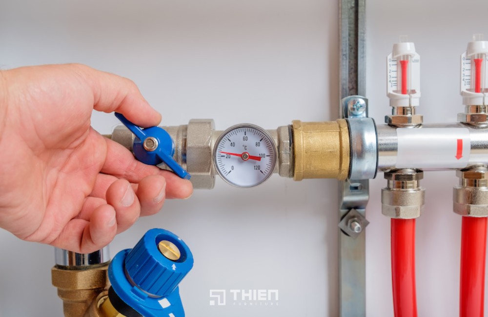 Cách 5: Giảm áp lực nước