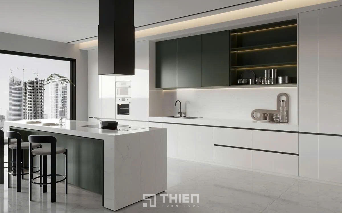 Tủ Bếp Có Bàn Đảo