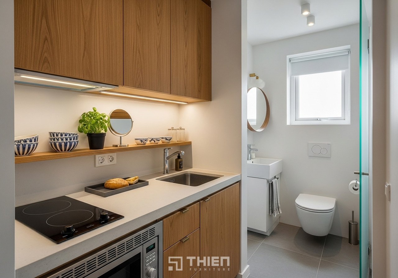 5 Lỗi cần tuyệt đối tránh khi bố trí bếp và nhà vệ sinh 