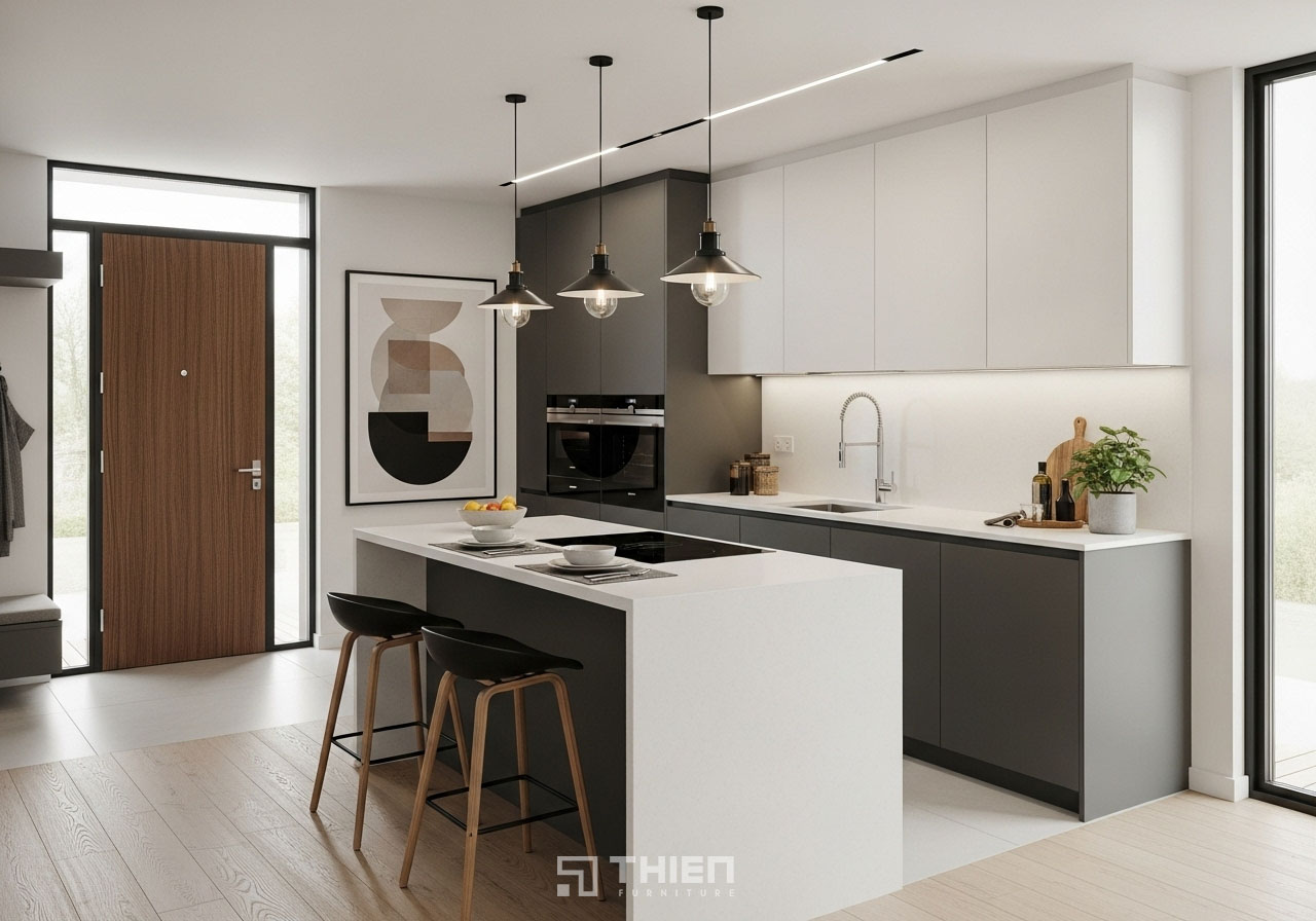  Có nên đặt bếp gần cửa ra vào? Góc nhìn của bậc thầy phong thủy 