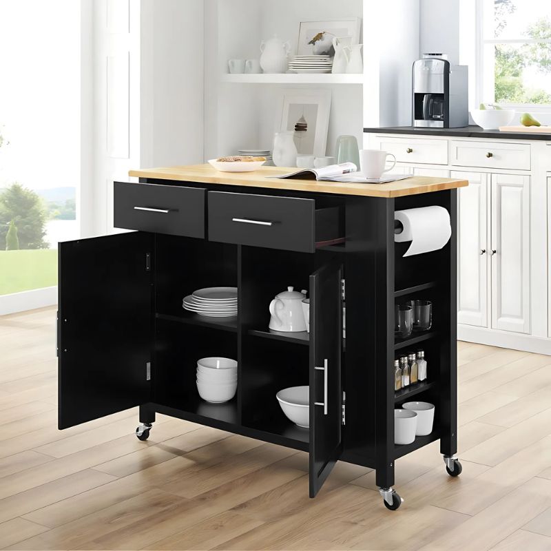 Mẫu bàn đảo bếp rời tiện lợi 