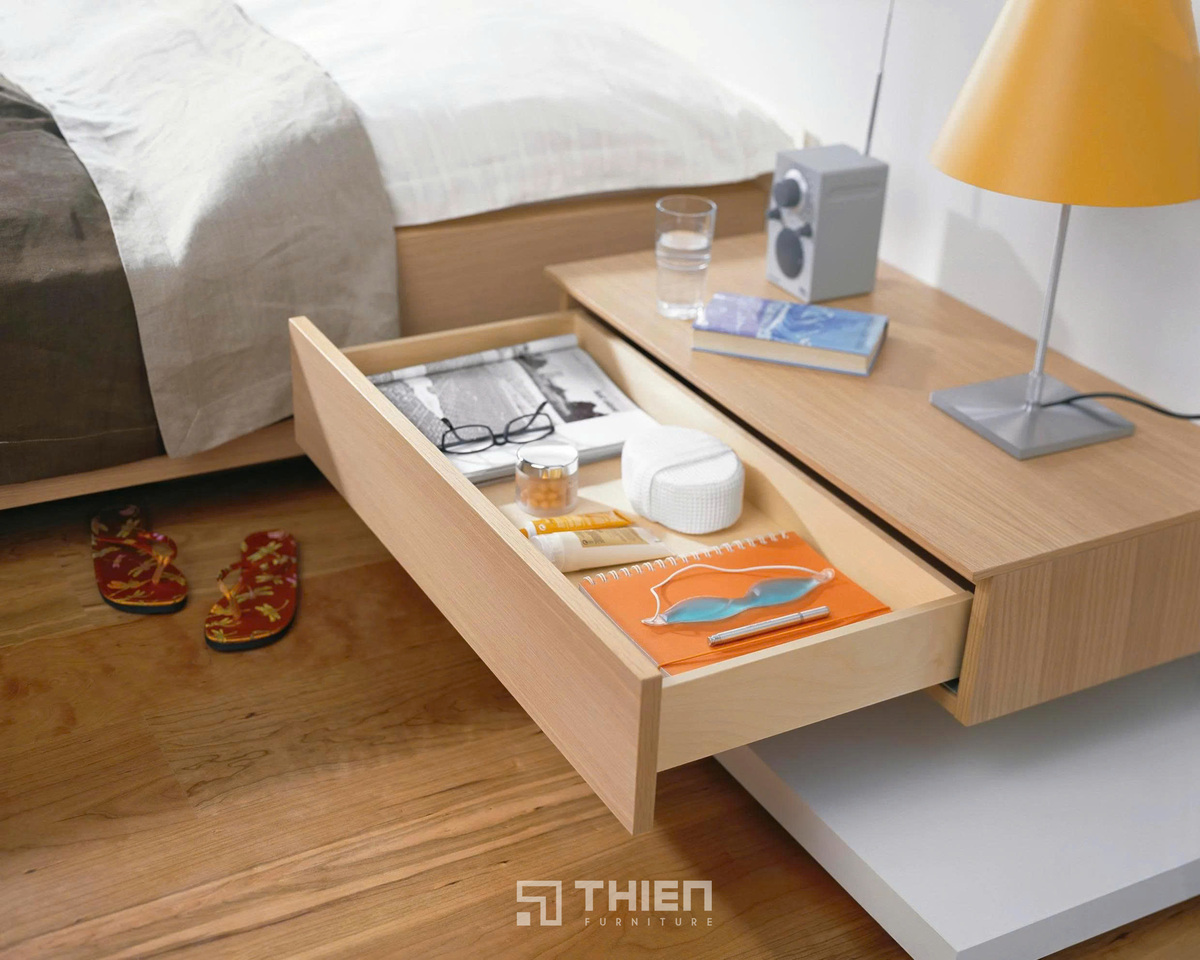 Ray trượt ngăn kéo nhấn mở Blum