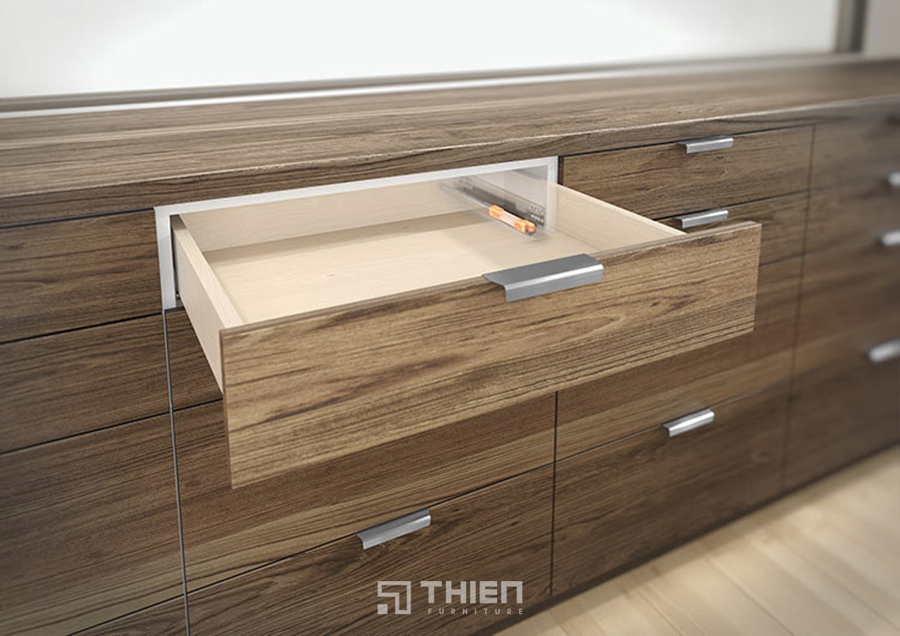 Ray trượt Blum Tandem giảm chấn