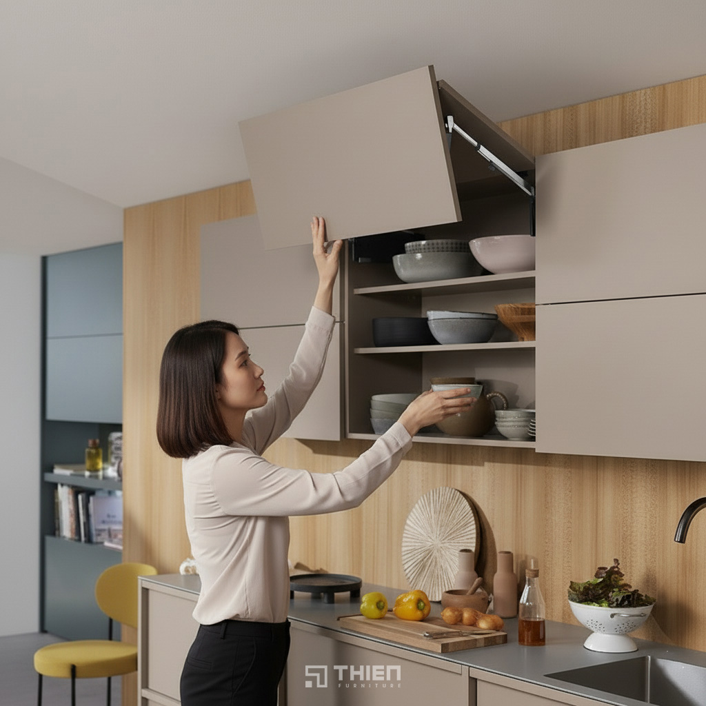 tay nâng tủ bếp Blum HF Top