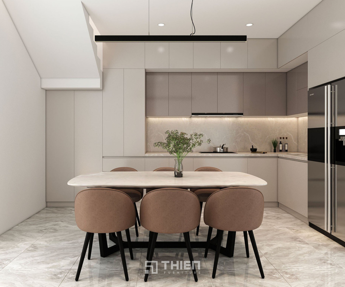 Tủ Bếp Chữ L 4m2 Căn hộ