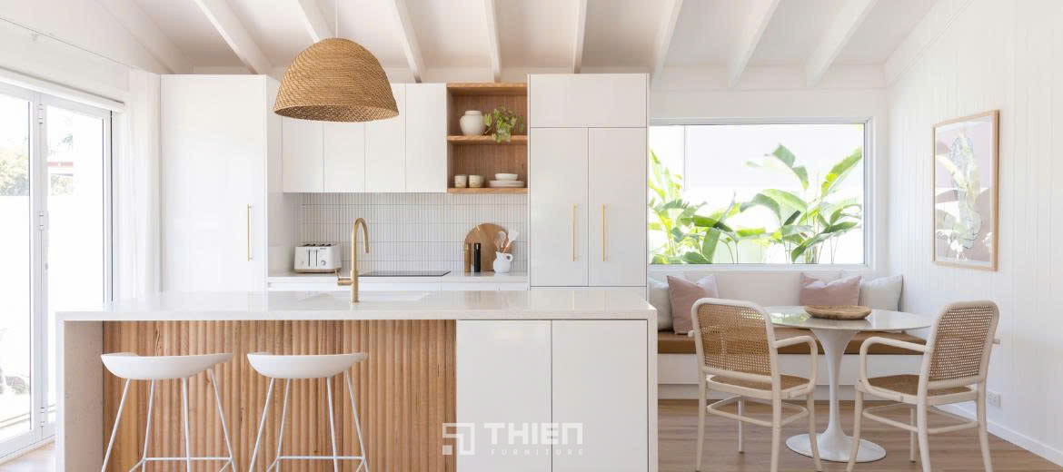 Vì sao bếp phong cách Bắc Âu được gia đình trẻ ưa chuộng