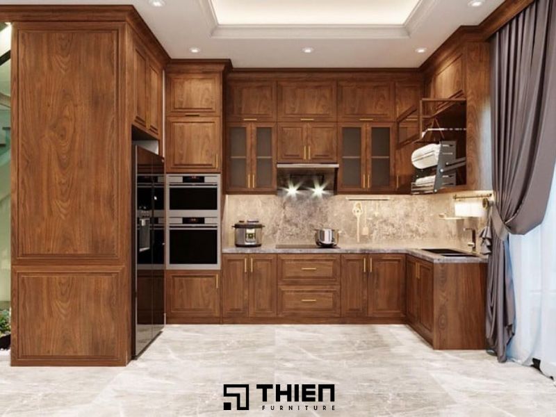 Công thức tính m dài tủ bếp chữ U