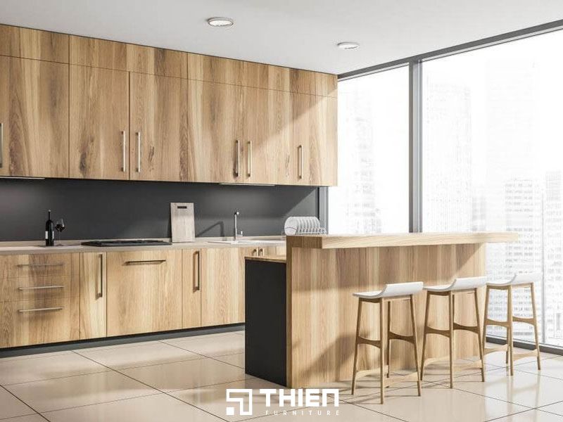 Các yếu tố ảnh hưởng đến kích thước quầy bar bếp gia đình